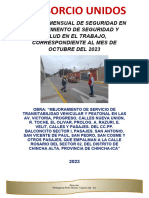 Informe de Seguridad Octubre Balconcito