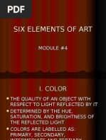 Six Elements of Art