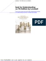 Test Bank For Understanding Economics 7th Edition by Lovewell