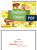 4ème Année Planification Unitaire 1 Converti