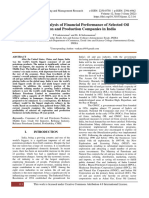 An Empirical Analysis of Financial Performance of Selected Oil Exploration and Production Companies in India