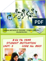 Unit 3 Student Motivation