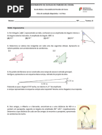 Avaliação Diagnóstica - 11º Ano - 2023