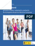 2023 - Ejercicio Laboral Guía para El Diseño, Implantación y Evaluación de Un Programa de Ejercicio Laboral en La Empresa