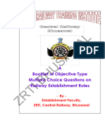 MCQ Estb Rules 7th CPC