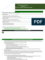 Actividades Vespertinas Horarios Talleres, Selecciones Y Academias 2023-2024