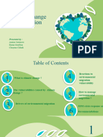 Climate Change and Migration