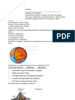 Avaliação de Geografia