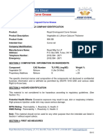 Royal Enviroguard Curve Grease: Material Safety Data Sheet