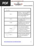 Income Tax Law and Practice Renaissance Law College Notes