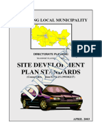 Site Development Plan Standards - Draft