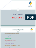 Python Lecture-1