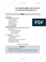 9-Syndromes Coronaires Aigus Sans Sus Decalage Du Segment ST