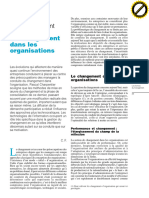 La Gestion Du Changement Dans Les Organisations