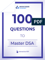 100 Questions To Master DSA