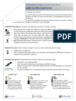 Guide To Microphones