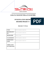 Investigation Report Template