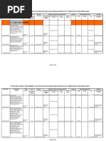 Fy 2023 Final Annual Procurement Plan Updated Non-Csechanges Within The 1st Semester of 2023-Dpwh-Sldeo