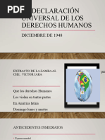 La Declaración Universal de Los Derechos Humanos