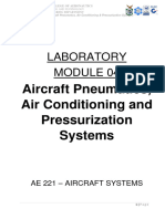 Laboratory Module 4 - Aircraft Pneumatics, Air Conditioning and Pressurization Systems