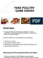 Prepare Poultry and Game Dishes