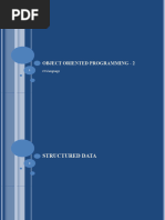 OOP2 (Part 7) - Structured Data