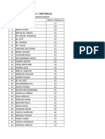 Midterm Result - Strategic Management, Section - A 