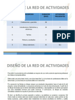 Diseño de La Red de Actividades