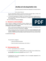 Grammaticality and Subcategorization Rules 3