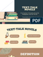 21st Century - Text-Talk Novel