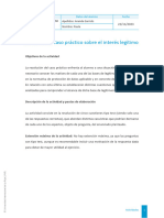 ACTIVIDAD 1. Caso Práctico Sobre El Interés Legítimo