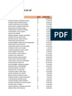 18 Alumnos (Ordenar y Filtrar)