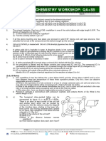 Chemistry Olympiad Practice: Qualitative Analysis and Solid State