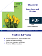 Section 2 Elementary Functions: Graphs and Transformations