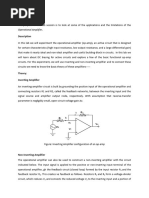 Final Op Amp Lab Report