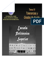 Tolerancias y Ajustes