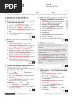 BsUnit5 Standard Test With Answers