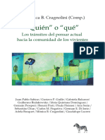 13 CRAGNOLINI - El Error de Descartes - Quienoque - 2017