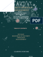 Security Operation Management - Group Assugnmnet