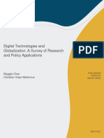 Digital Technologies and Globalization A Survey of Research and Policy Applications