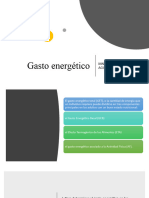 Gasto Energético, Ae