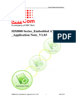 SIM800 Series Embedded at Application Note 1.03