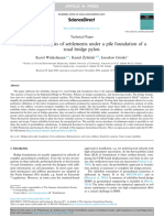 Probabilistic Analysis of Settlements Under A Pile