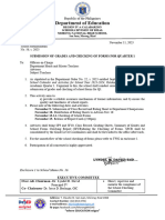 School Memo No. 56 S. 2023 Submission of Grades and Checking of Forms First Quarter