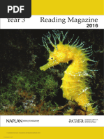 NAPLAN 2016 ReadingMagazine Year3