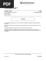 Cambridge IGCSE™: Combined Science 0653/22 February/March 2022