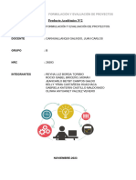 Pa2 - Grupo B - Formulación y Evaluación de Proyectos