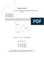 Cadenas de Markov 29 OCT 2020