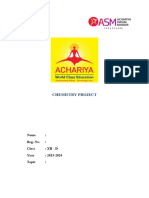 ASM Chemistry - PROJECT