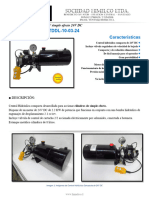 Ficha Tecnica Central Hidraulica TDDL 10 03 24